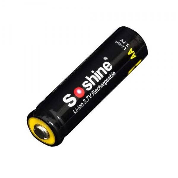 

Аккумулятор Soshine 14500 (AA) 3.7V 800mah Li-Ion с контроллером