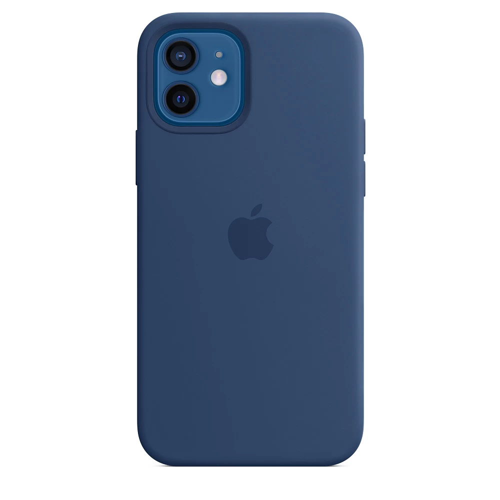 

Силиконовый Чехол Накладка Silicone Case для iPhone 12 Mini Navy Blue, Синий