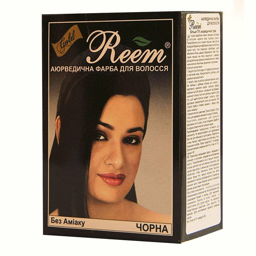 

Краска для волос Reem Gold Черная 60 гр