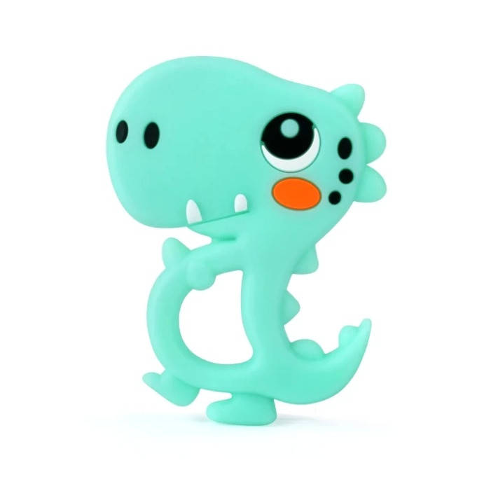 

Дракончик грызунок (прорезыватель) для зубов силиконовый Мятный
