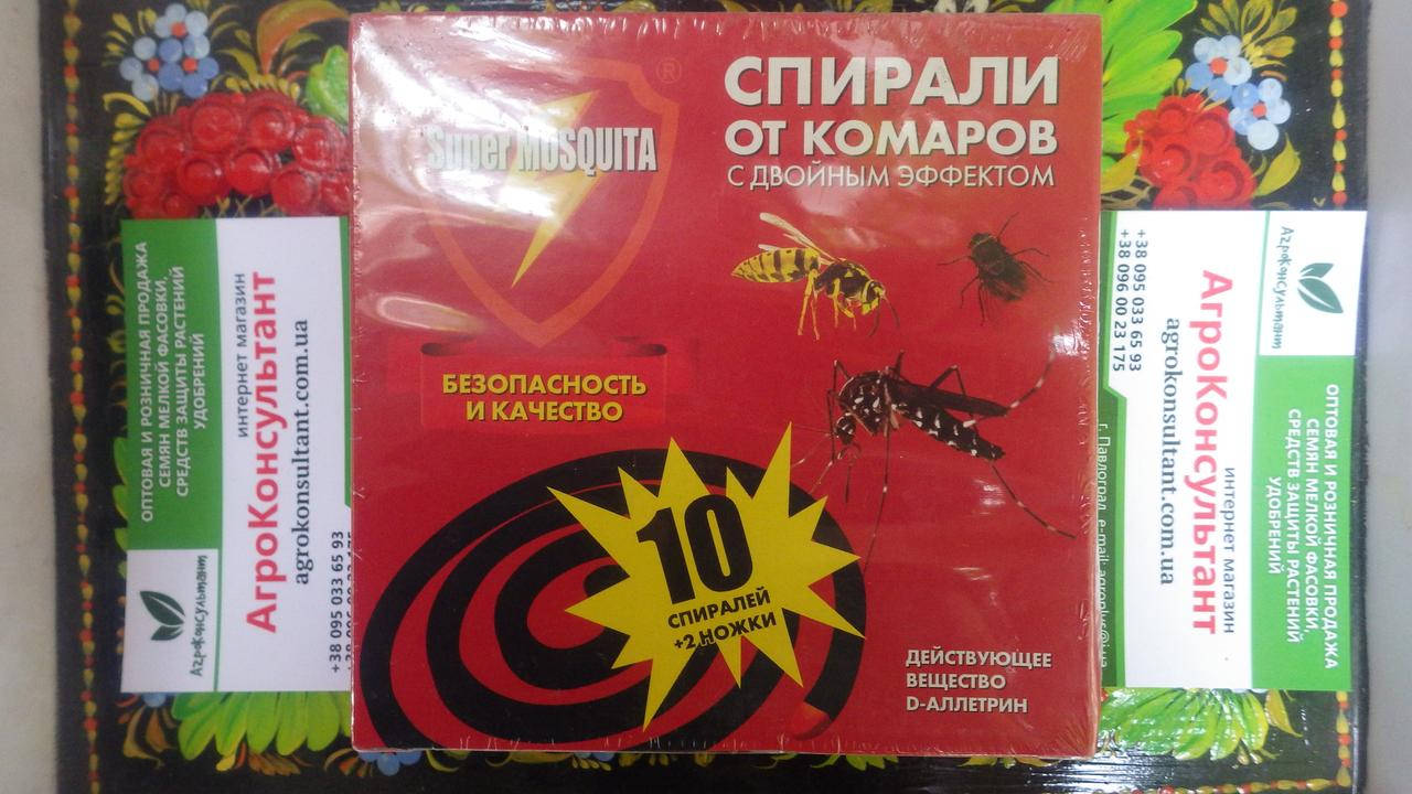 

Спіралі від комарів з подвійним ефектом "Super Mosquita"