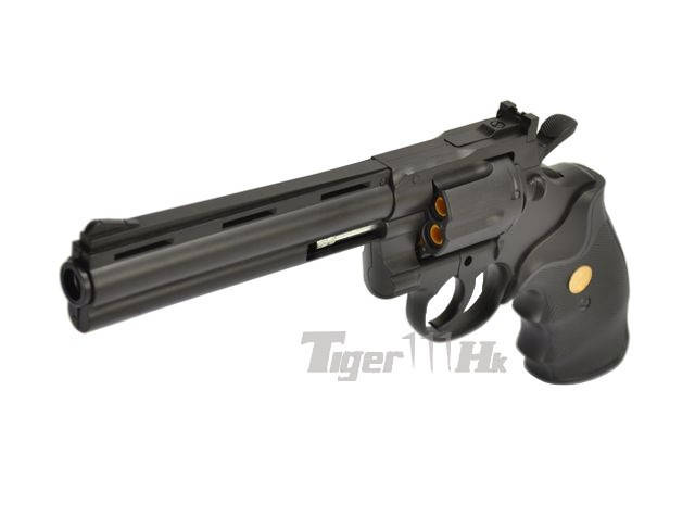 

Спринговый револьвер Smith&Wesson Galaxy G36, страйкбол, игрушечный револьвер, Черный
