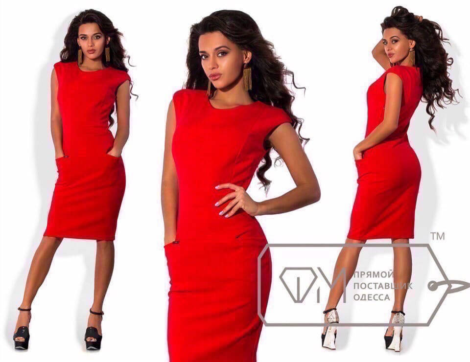 

Повседневное платье с карманами