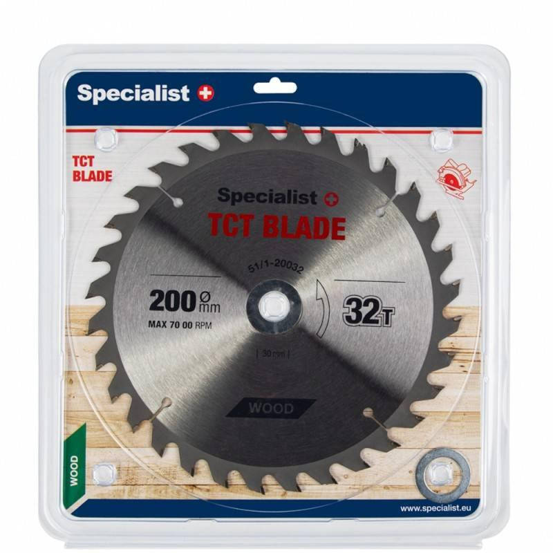 

Диск пильный по дереву Specialist 200 x 32T x 30/20/16 мм