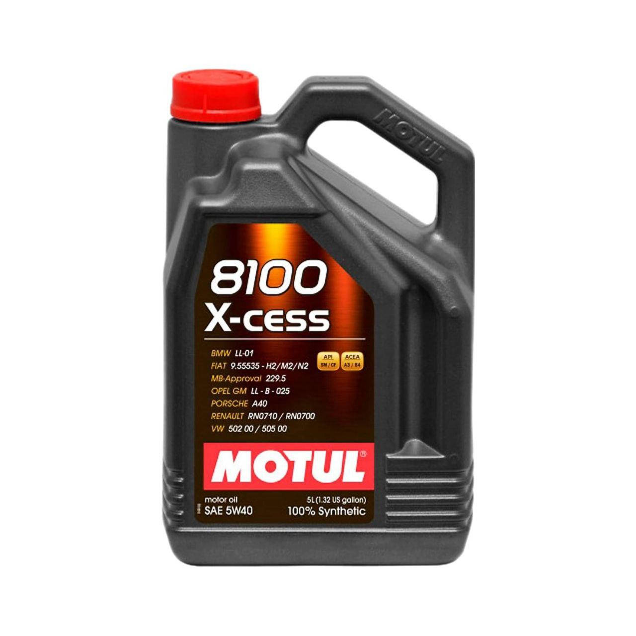 

Моторное масло Motul 8100 X-CESS 5W-40 5л (368206) Orig 368206