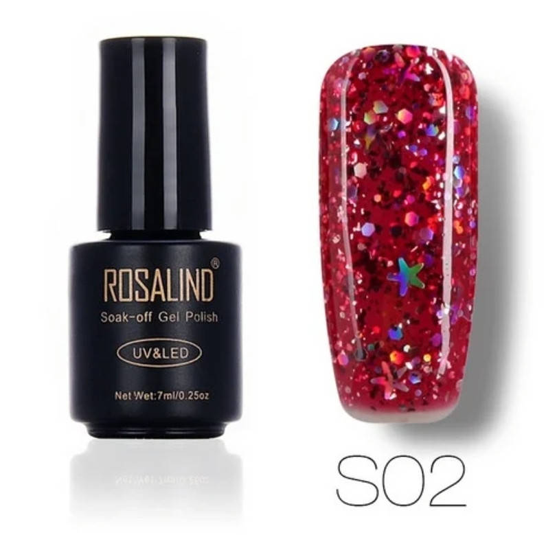 

Гель лак для ногтей, маникюра, педикюра Rosalind Розалинд 7мл.