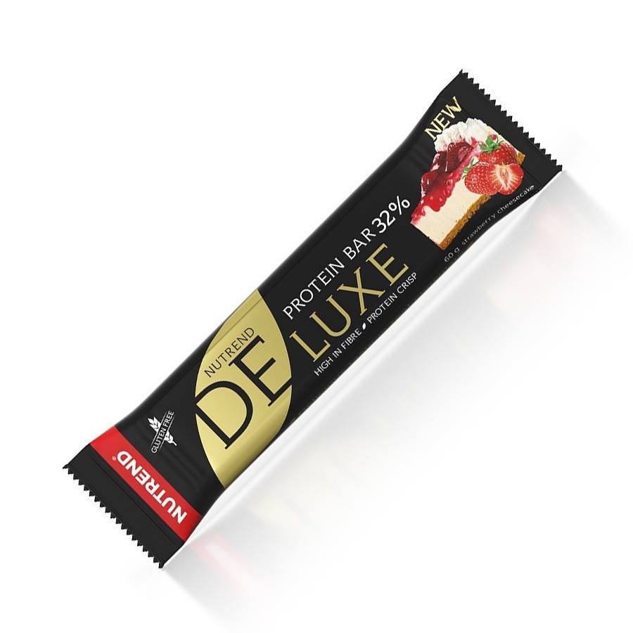 

Батончик Nutrend Deluxe Protein Bar, 60 грамм Клубничное пирожное