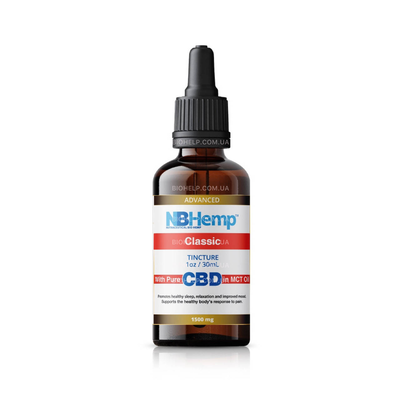 

NBHemp Масло CBD (СБД) 1500 mg (5,0%), 30 ml