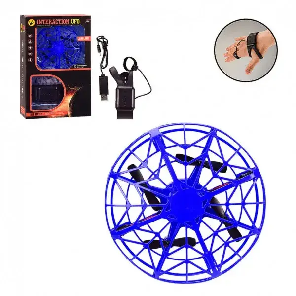 

Летающая тарелка METR+ GY007 Blue на радиоуправлении