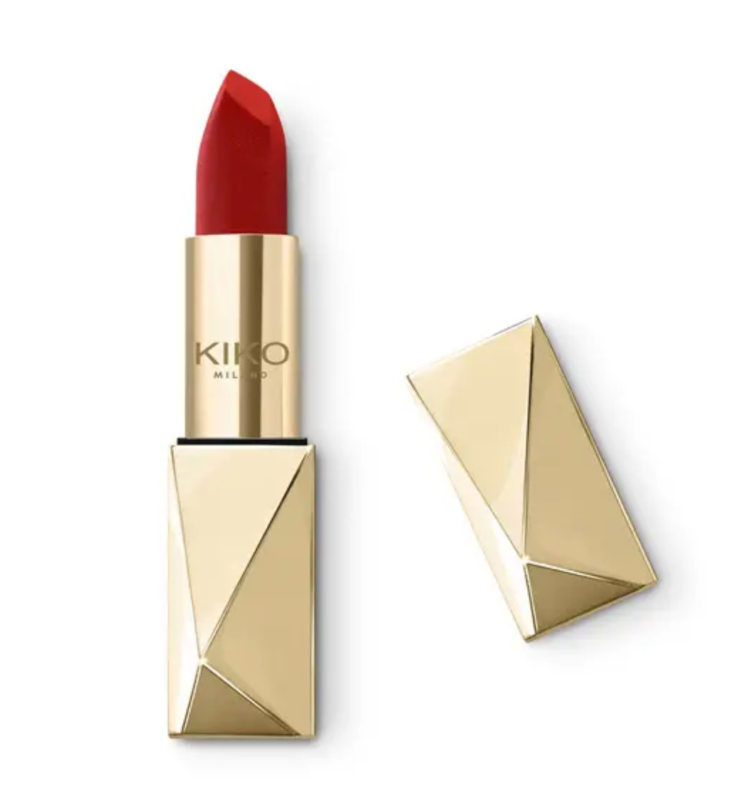 

Стойкая матовая помада Holiday Gems Lasting Luxury Matte Lipstick Kiko (07 Red Velvet)