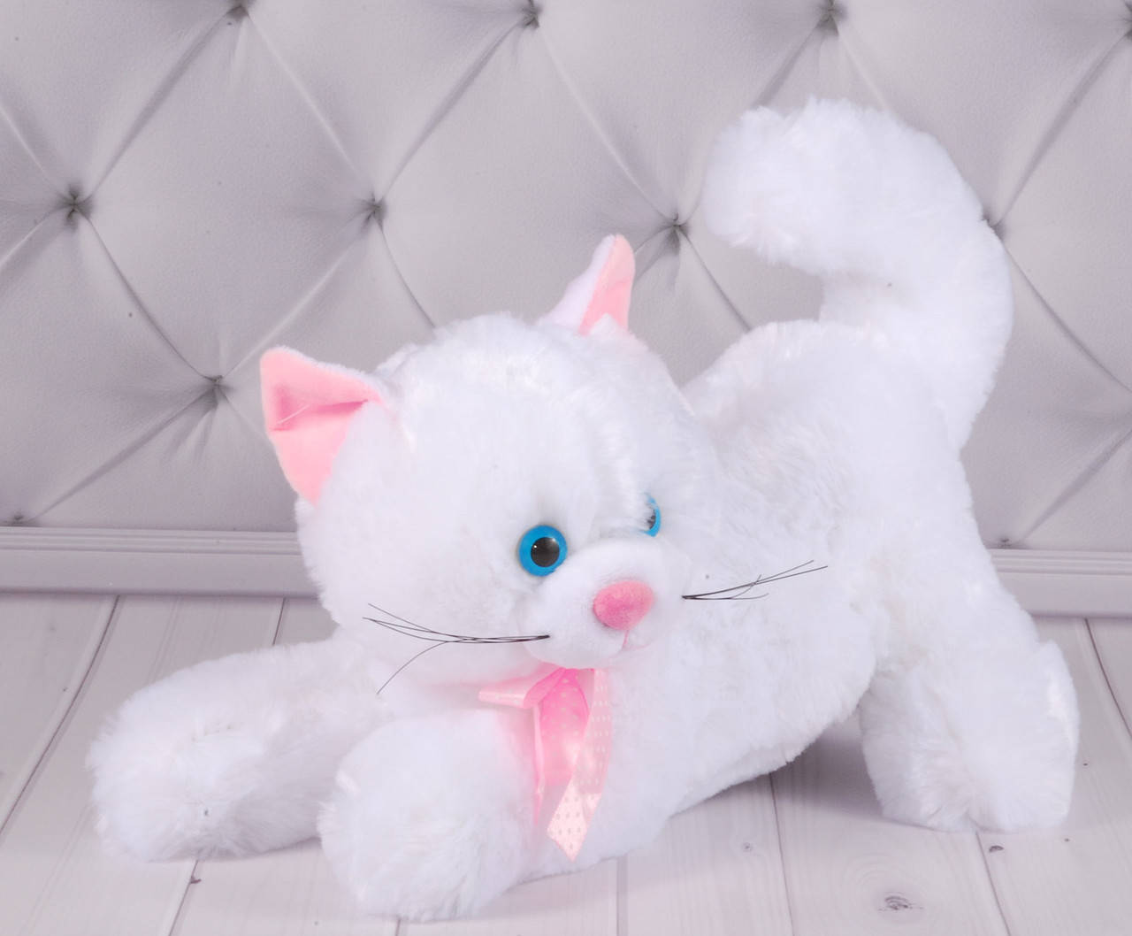 

Мягкая игрушка кот Кис, плюшевый котик, 30 см., Белый