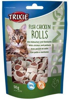 

Trixie TX-42702 PREMIO Fish Chicken Rolls 50г - рулетики для кошек с курицей и минтаем
