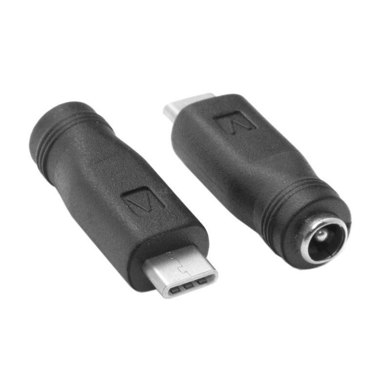 

Переходник для блока питания 5.5x2.1 - USB type-C (2pin)