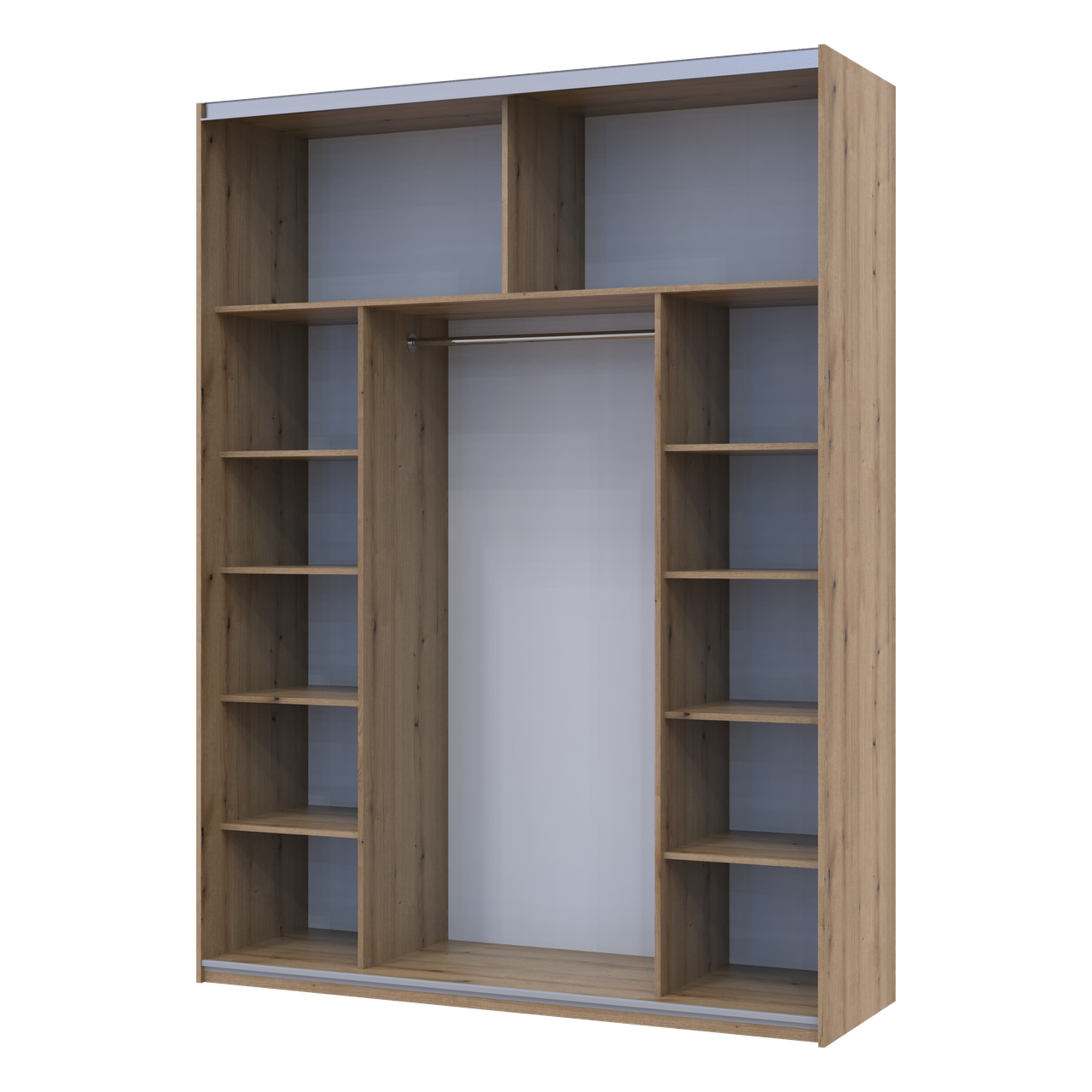 Шафа купе Doros G-Caiser Дуб Евок 2 ДСП / 3 частини 180х60х240 (80737748) 2