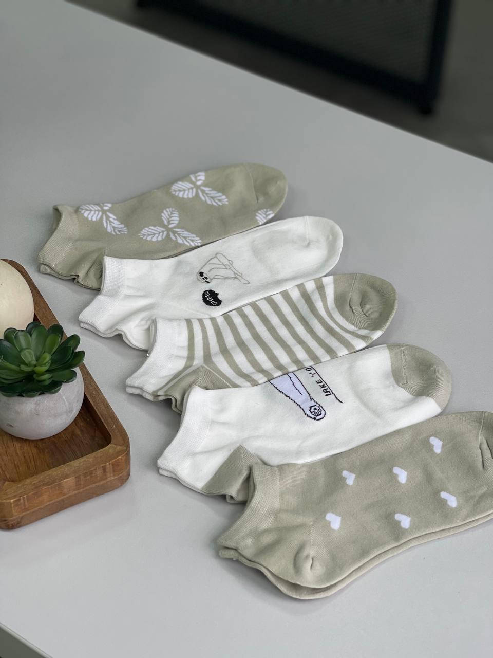 

Носки женские короткие, 37-41р., Разные цвета