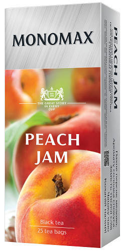 

Чай "МОНОМАХ" 25ф/п*1,5г Peach Jam Чорний Персик з/я (1/18)