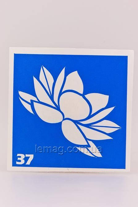

Boni Kasel Трафарет для био тату 6x6 см - 037new, 1 шт