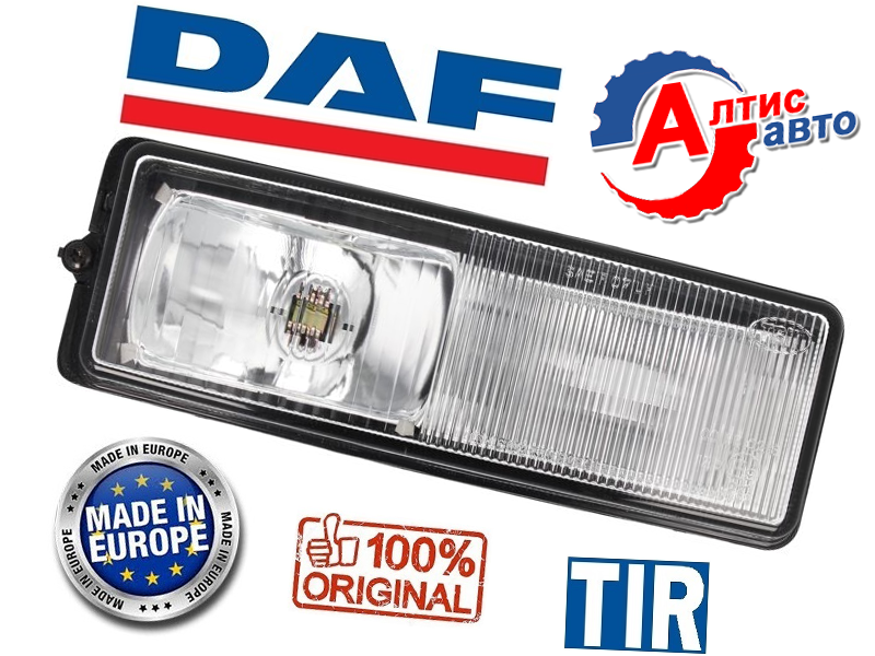 

Фара противотуманная Daf XF 95, Евро 3 2, СF 85 75 оптика Даф противотуманка KH97050285, Черный