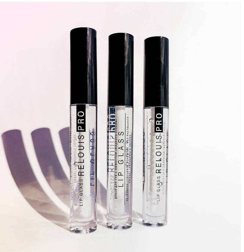 

БЛЕСК для губ с еффектом "ЖИДКОГО СТЕКЛА" RELOUIS PRO Lip Glass (3 г)
