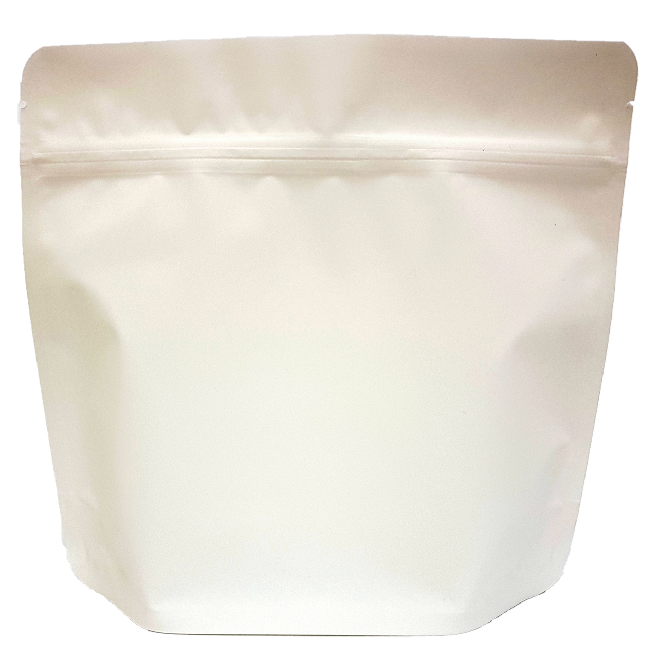 

Пакет Дой-пак 200*190 дно (36+36) белый с тактильным матовым лаком