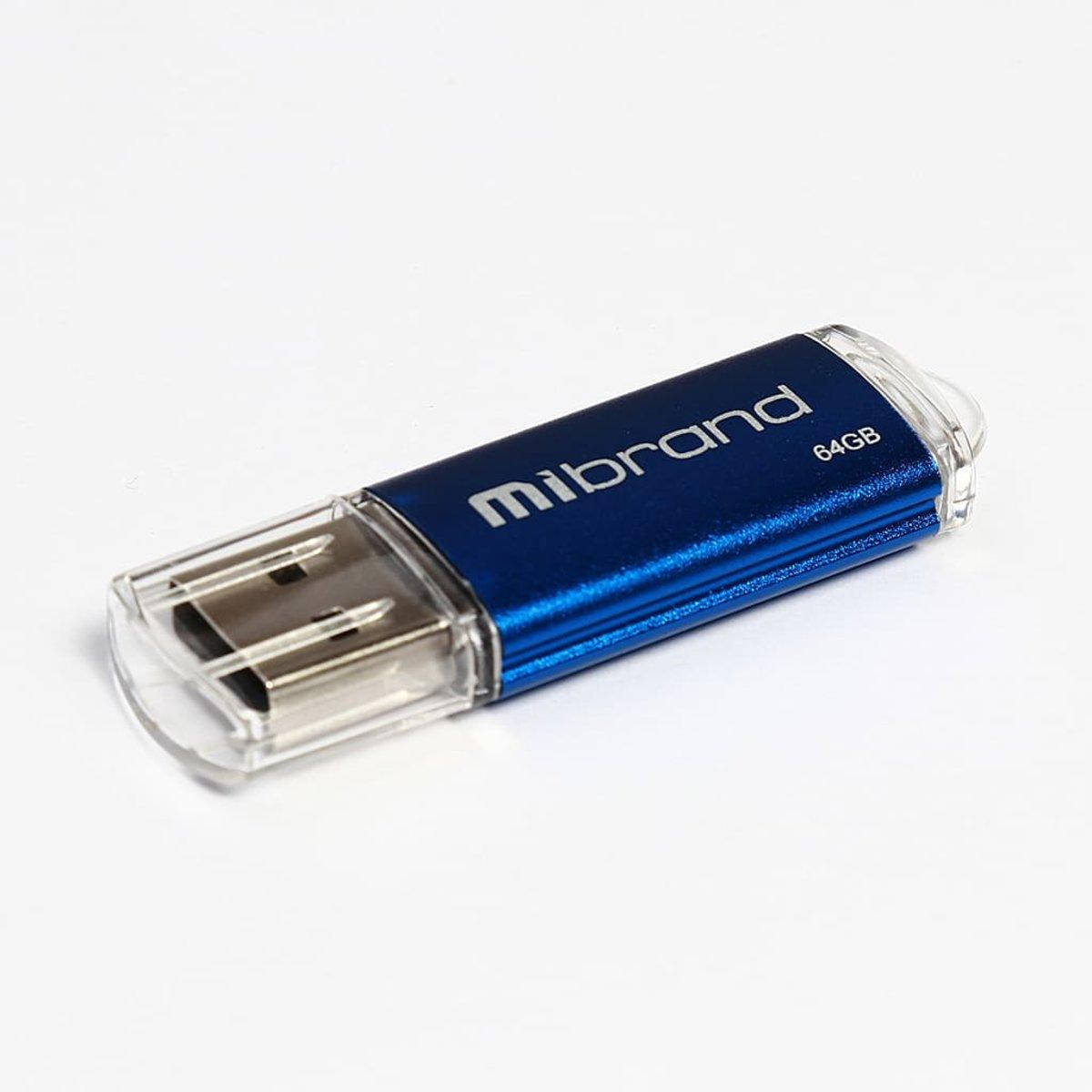 

Flash Mibrand USB 2.0 Cougar 64Gb Blue, Синий