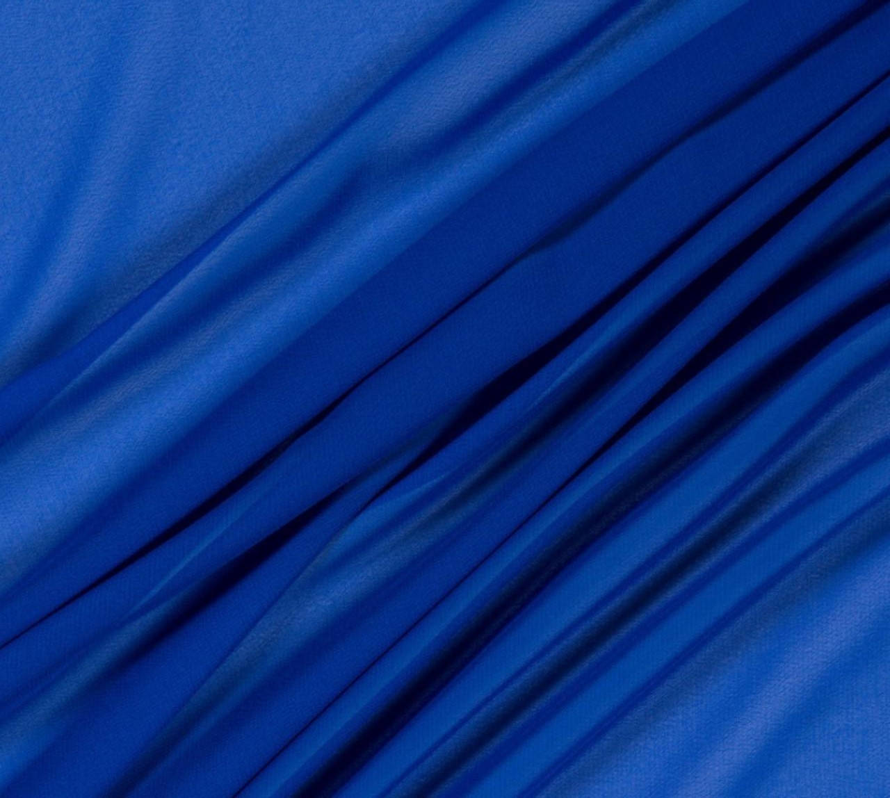 

Ткань шифон прозрачный, цвет синий