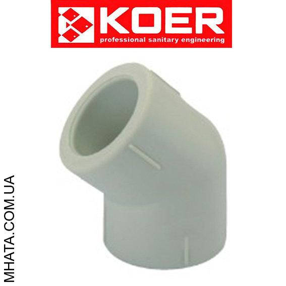 

KOER Угол соединительный d20*45, Чехия