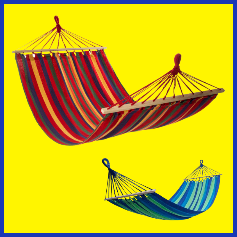 

Тканевый гамак с деревянной планкой 200x80 см Гамак