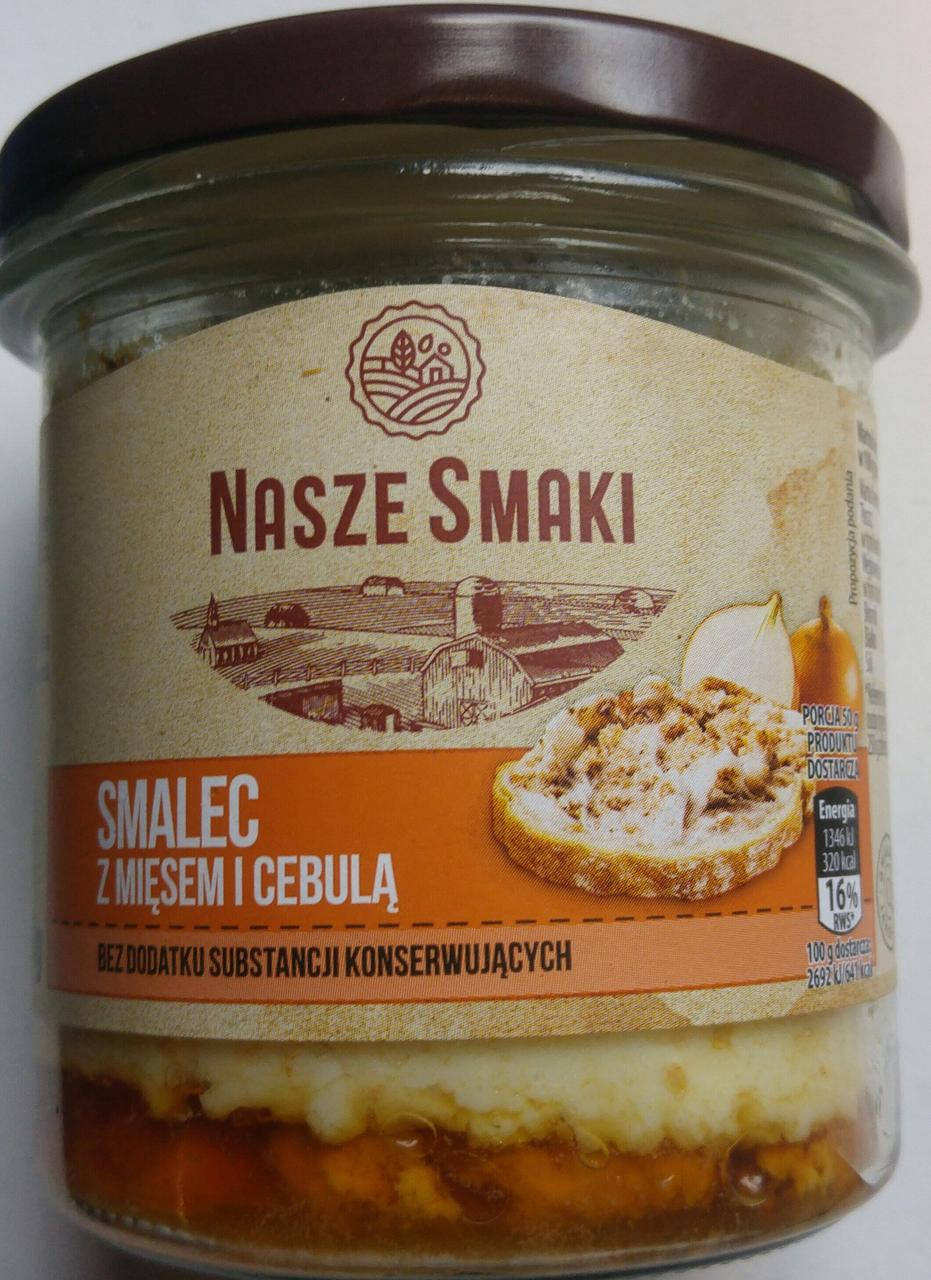 

Смалец с мясом и луком Nasze Smaki Smalec z cebulą i mięsem 250г Польша