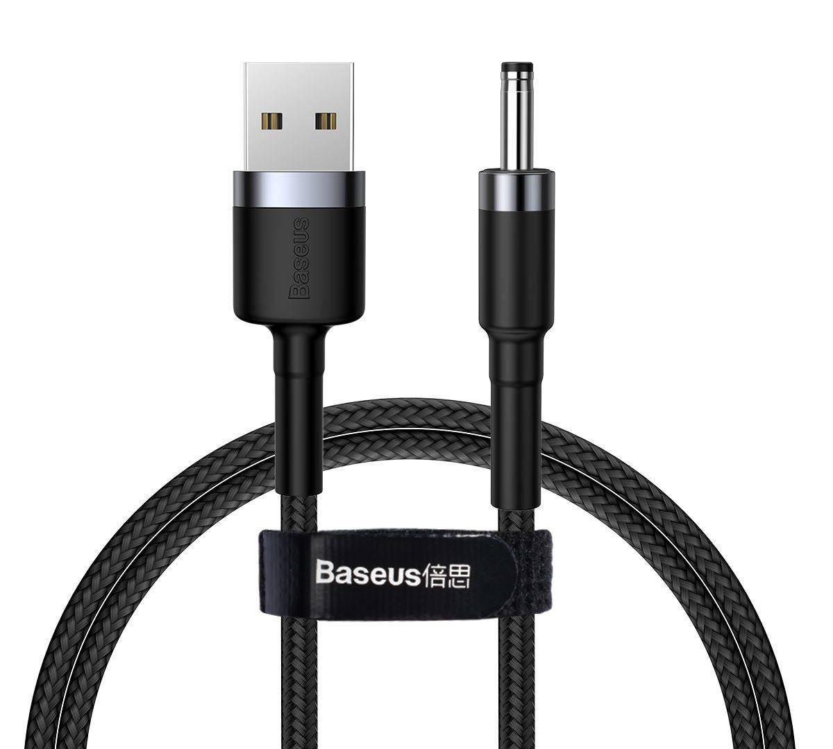 

Кабель для зарядки Baseus Cafule USB - DC 3.5 мм 2 А 1 м Черный (CADKLF-G1)