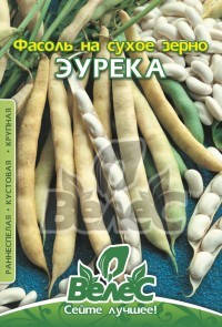 

Семена фасоли на сухое зерно Эурека 20г ТМ ВЕЛЕС