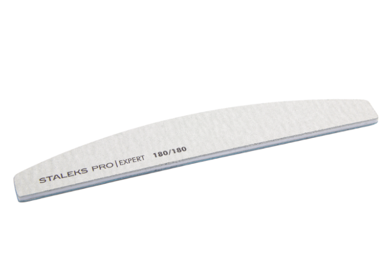 

Пилка для ногтей полумесяц STALEKS EXPERT 180/180 грит NFB-40/6