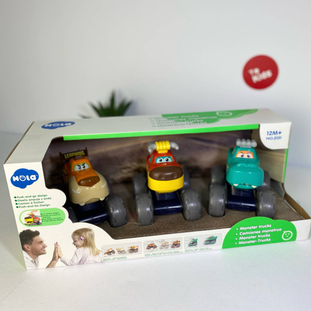 

Набор машинок Hola Toys Монстр-трак