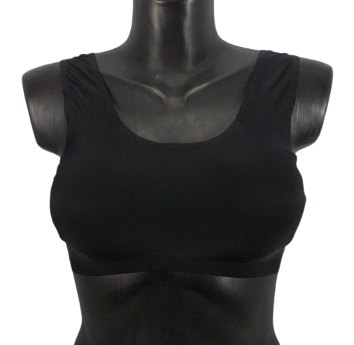 

Топ бесшовный со съемными чашками черный