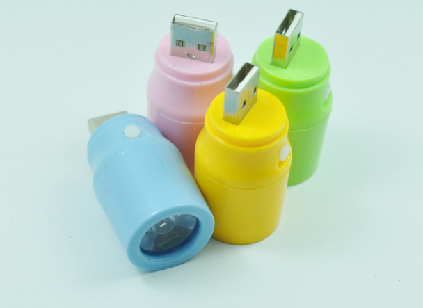 

Миниатюрный USB светильник, фонарик 5V голубой