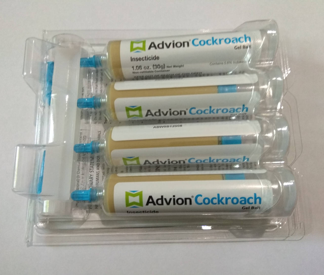 

Advion Cockroach Gel Dupont (дюпонт) упаковка 4 шт средство от тараканов в шприце виде геля