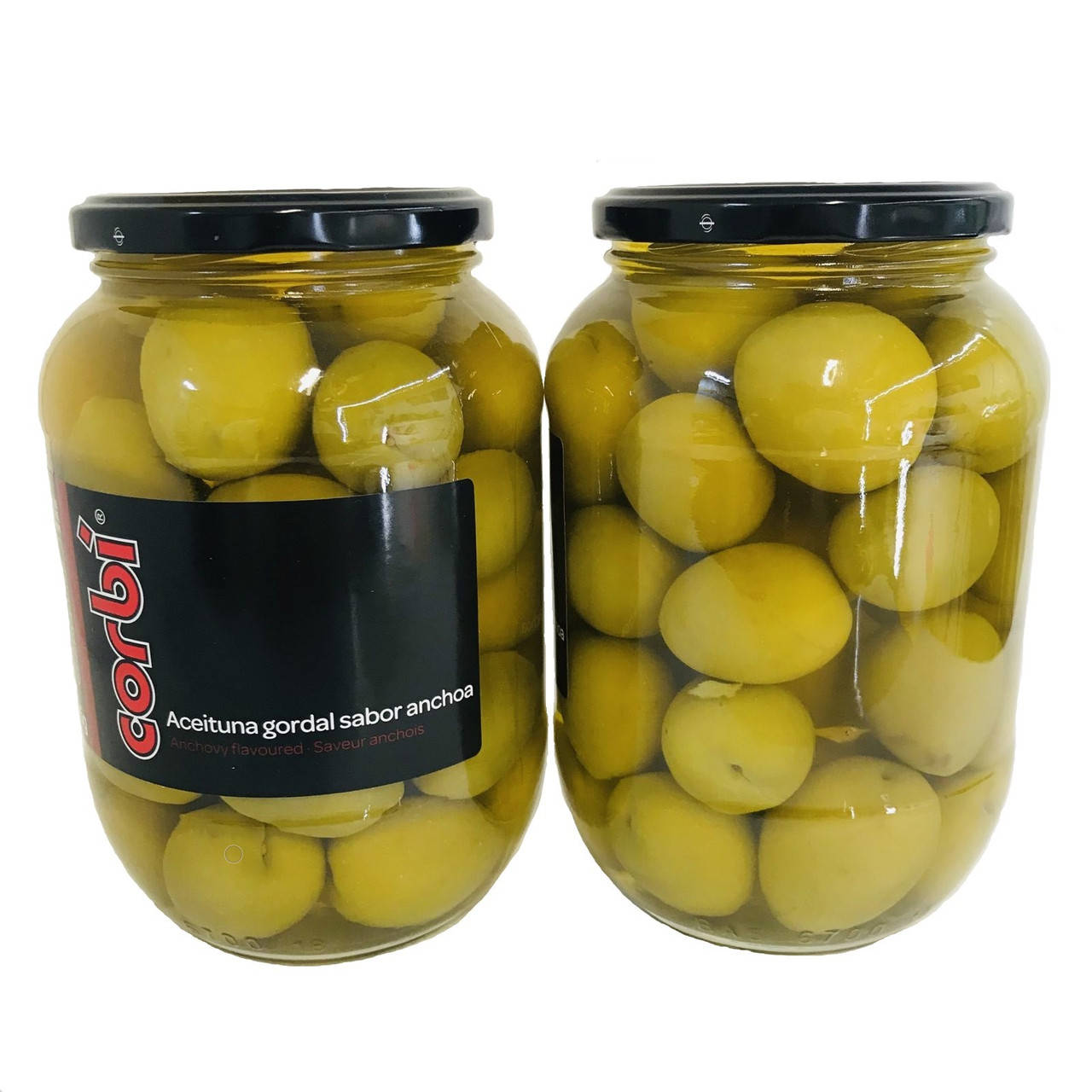 

Оливки с/к sabor anchoa 835/500г, тм Corbi