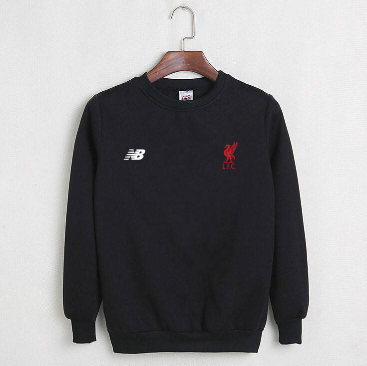 

Мужской свитшот Ливерпуль Нью-беланс, Liverpool, New-balance, Черный