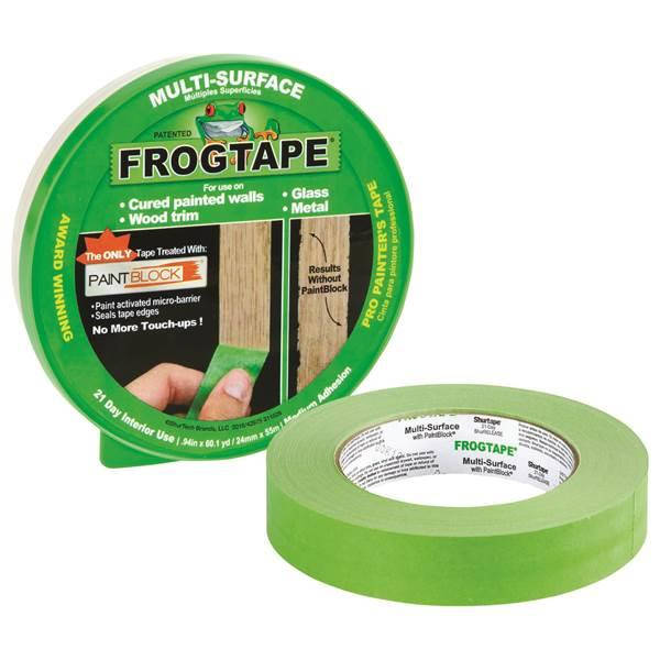 

Лента малярная Frogtape, лента для малярных работ 24 мм х 55 м зеленая