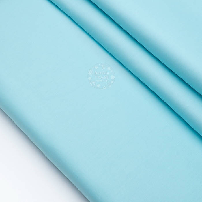 

Сатин однотонный шириной 160 см, цвет аква №2163с, Бирюзовый