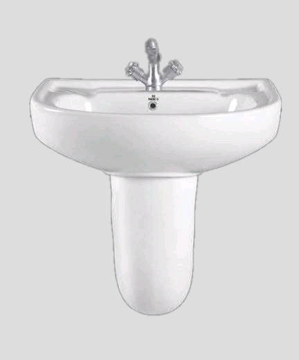 

Умывальник SONET ROMA с полупьедесталом 53x43x56 cм, Белый