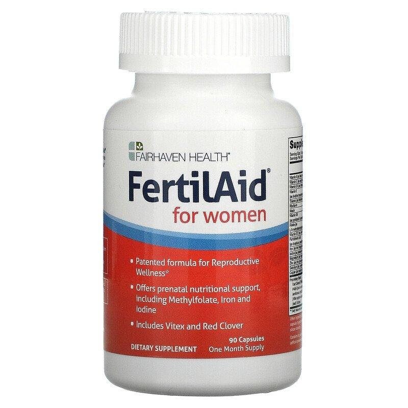 

Витамины для зачатия, FertilAid for Women, Fairhaven Health, 90 капсул (FHH-00004)
