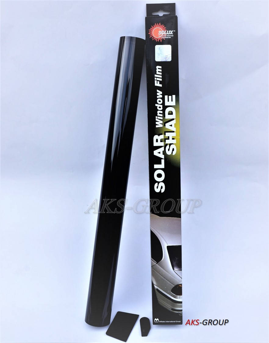 

Тонировочная пленка 20% Solux 0,5 х 3 м Medium Black, Черный