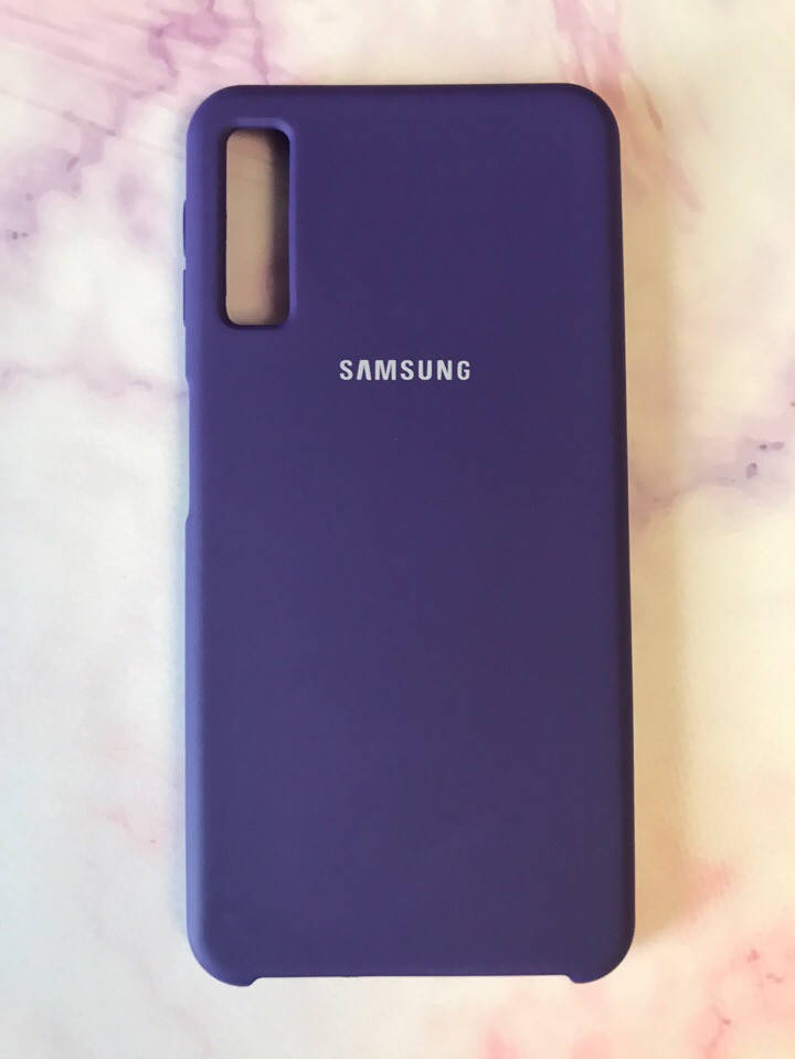 

Силиконовый чехол Silicone Case для Samsung Galaxy A7(2018) A750 Фиолетовый