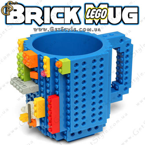 

Чашка-конструктор Brick Mug 350 мл, Синий