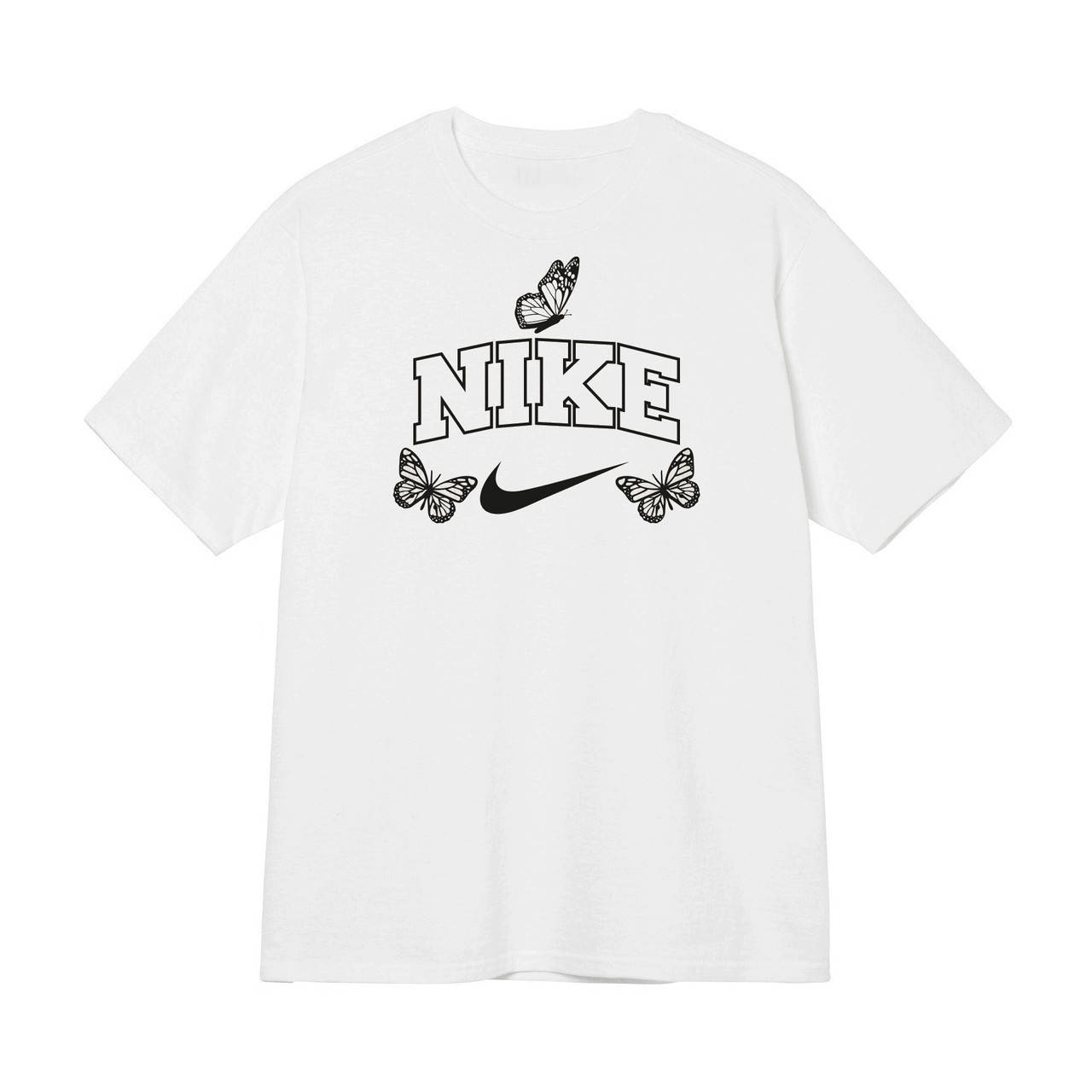 

Белая футболка Nike Butterfly Logo белые футболки Найк Бабочки унисекс