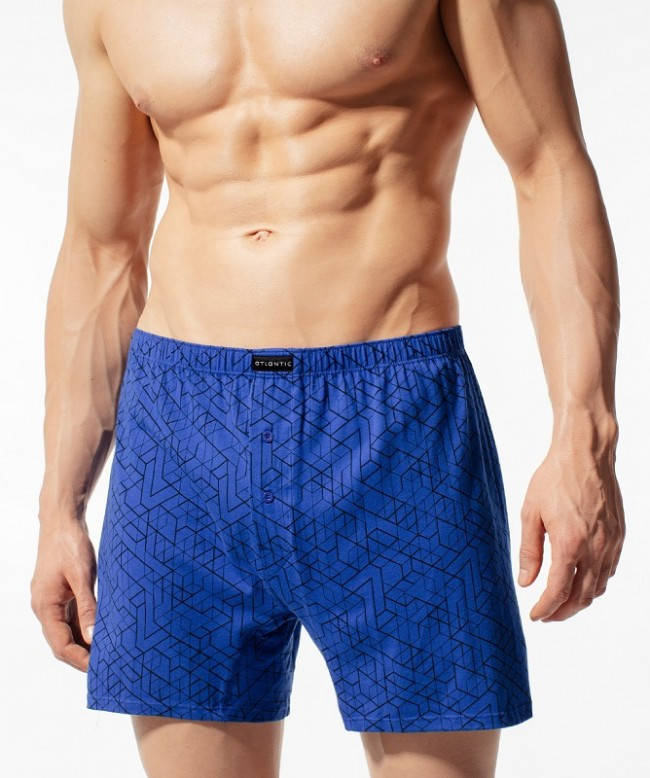 

Трусы мужские боксерки семейки атлантик atlantic MBX-635, Голубой