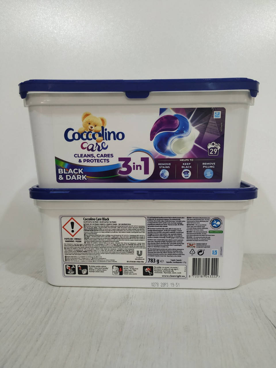 

Капсулы для стирки черных вещей Coccolino Care 29 шт., в упаковке. Нидерланды.