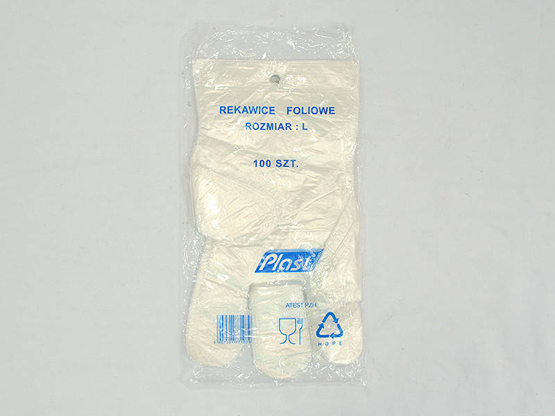

Рукавички поліетиленові "PLAST" Вішак L 100 шт