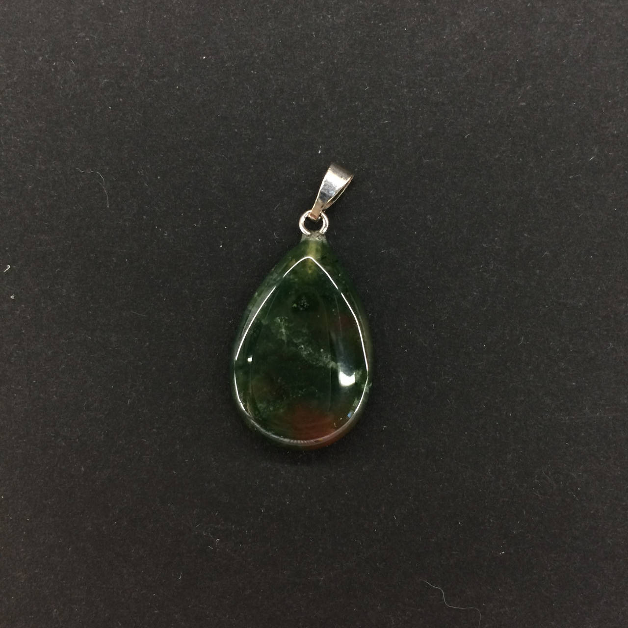 

Кулон из натурального камня Агат капля 16*25мм